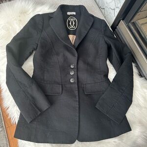 VINTAGE Luxury Wool Cartier Women’s Blazer Size 34